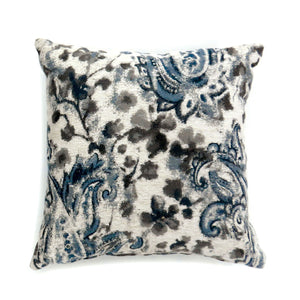 Ria Gray/Blue 22" X 22" Pillow, Gray & Blue (2/CTN)