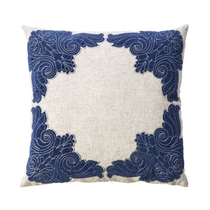 Beth Natural/Indigo 20" X 20" Pillow, Natural & Indigo (2/CTN)