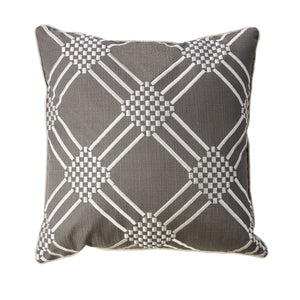 Bess Gun Metal 20" X 20" Pillow, Gunmetal (2/CTN)