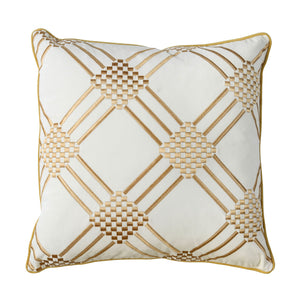 Pam Ivory/Yellow 20" X 20" Pillow, Ivory & Yellow (2/CTN)