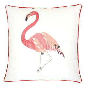 Lina Flamingo 20" X 20" Pillow, Single Flamingo