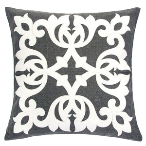 Trudy Gray 20" X 20" Pillow, Gray