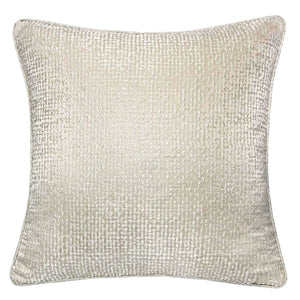 Leyla Silver 20" X 20" Pillow, Silver