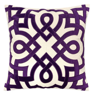 Jorja Purple 20" X 20" Pillow, Purple