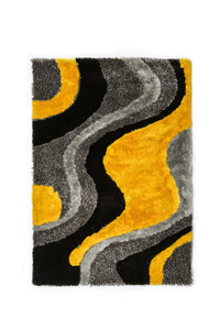 Vancouver Gray/Yellow 5' X 8' Area Rug