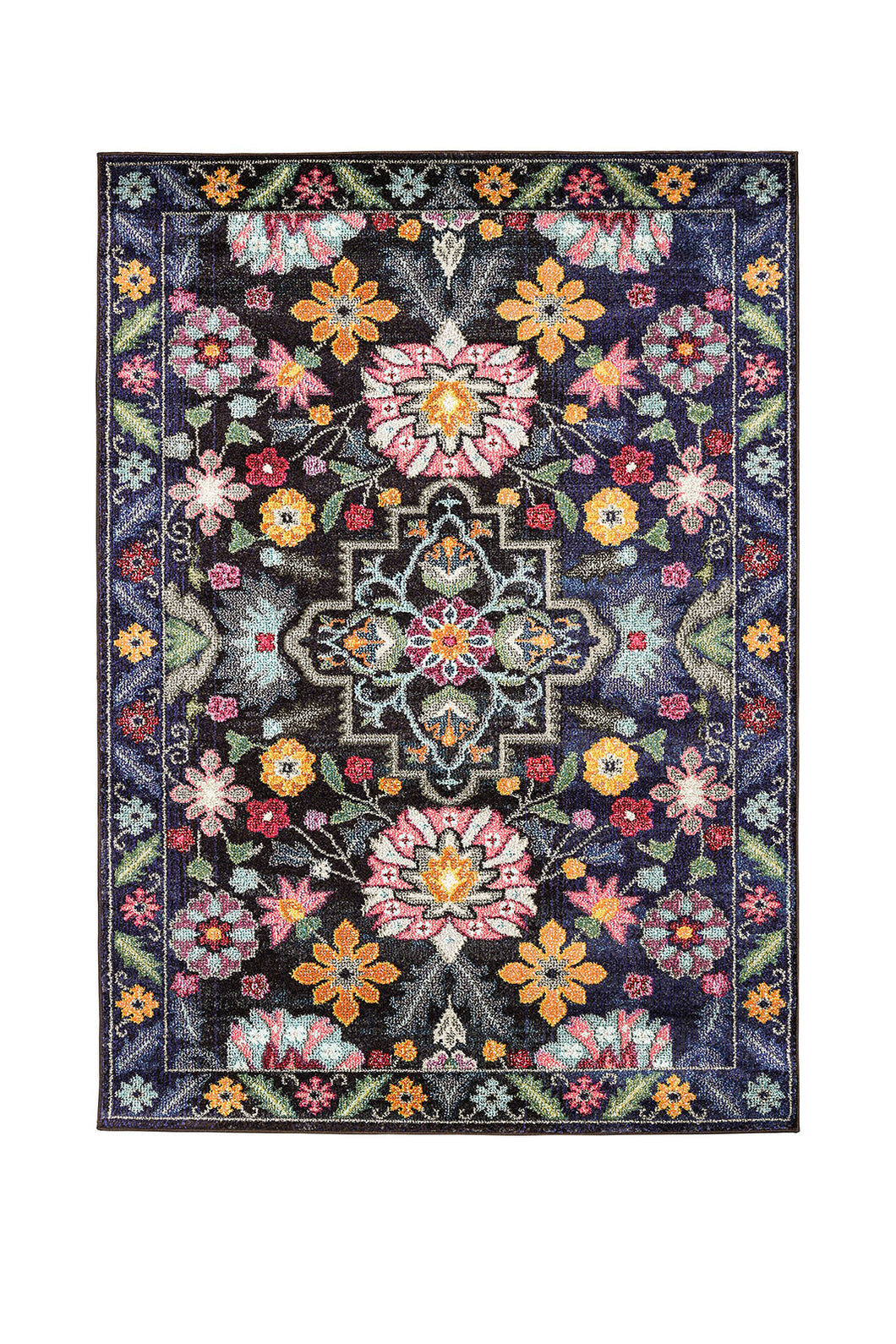 Marmaris Blue Multi 5' X 8' Area Rug