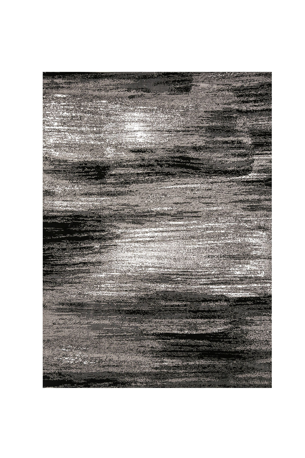 Sivas Gray/Black 5' X 8' Area Rug