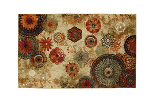 Greenville Beige/Multi 8' X 10' Area Rug