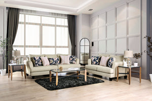 Denbigh Beige Sofa + Love Seat