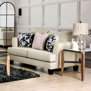 Denbigh Beige Love Seat