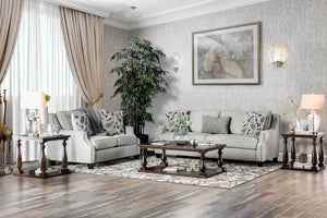 Madalyn Light Gray Sofa + Love Seat