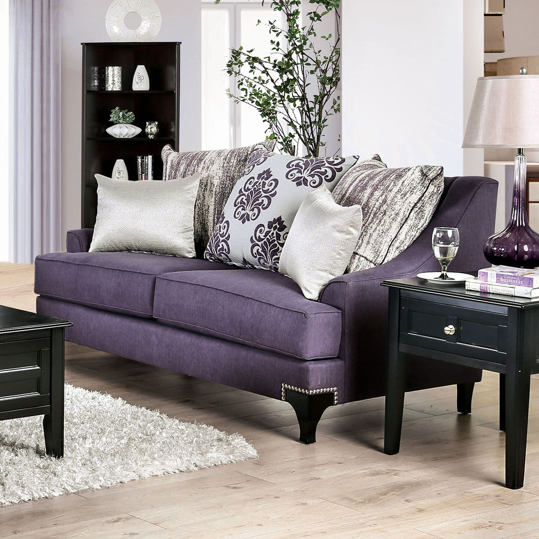 Sisseton Purple Love Seat