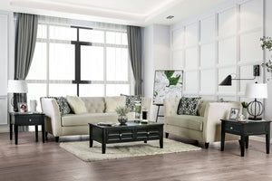 Monaghan Ivory Sofa + Love Seat