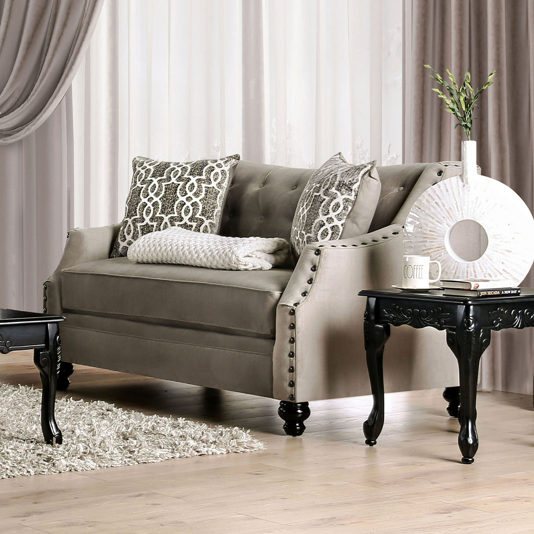 Ezrin Light Brown Love Seat