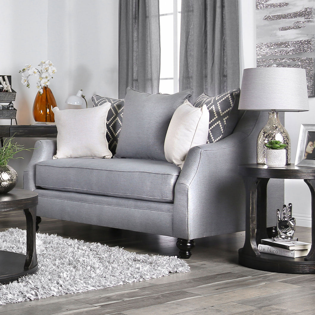 Nefyn Gray Love Seat