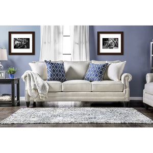 Giovanni Beige/Blue Sofa