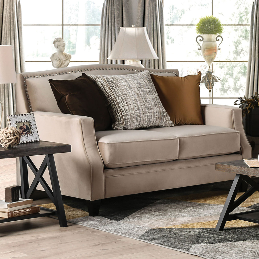 Camilla Tan Love Seat