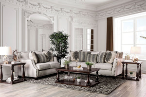 Cornelia Beige Sofa + Love Seat