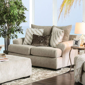 Anthea Beige Love Seat