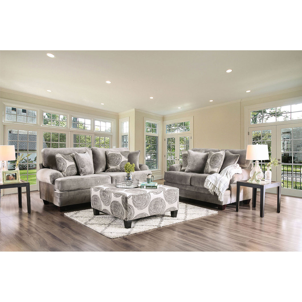 Bonaventura Gray Sofa + Love Seat