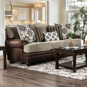 Reyna Warm Gray/Brown Sofa