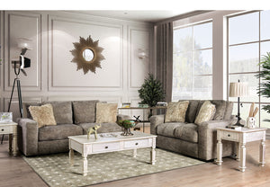 Crane Brown Sofa + Love Seat