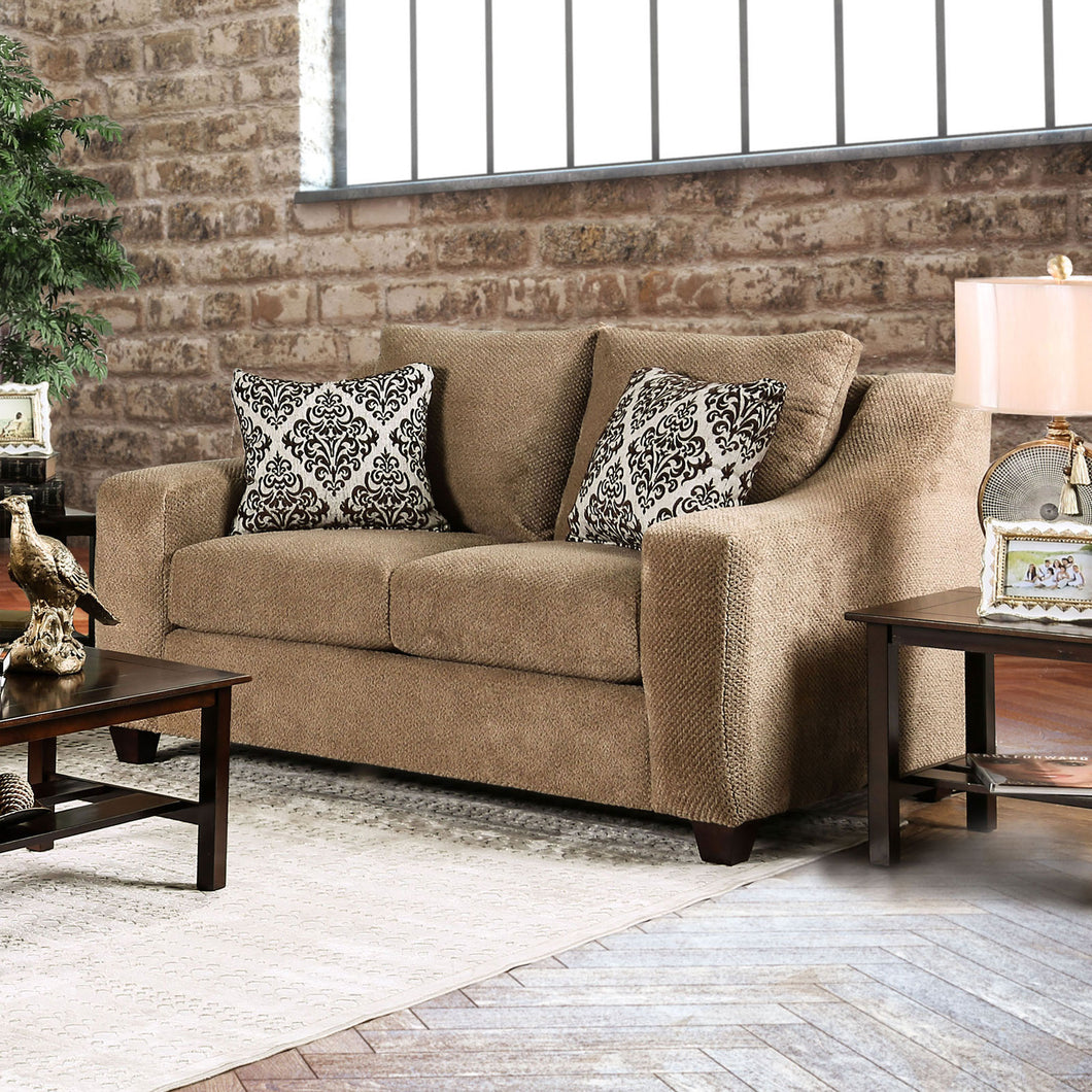 Sullivan Mocha Love Seat, Mocha