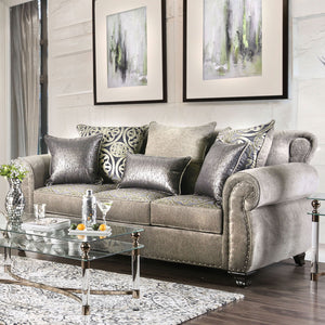 Sinatra Gray/Champagne Sofa