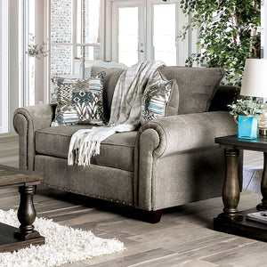 Mott Gray Love Seat