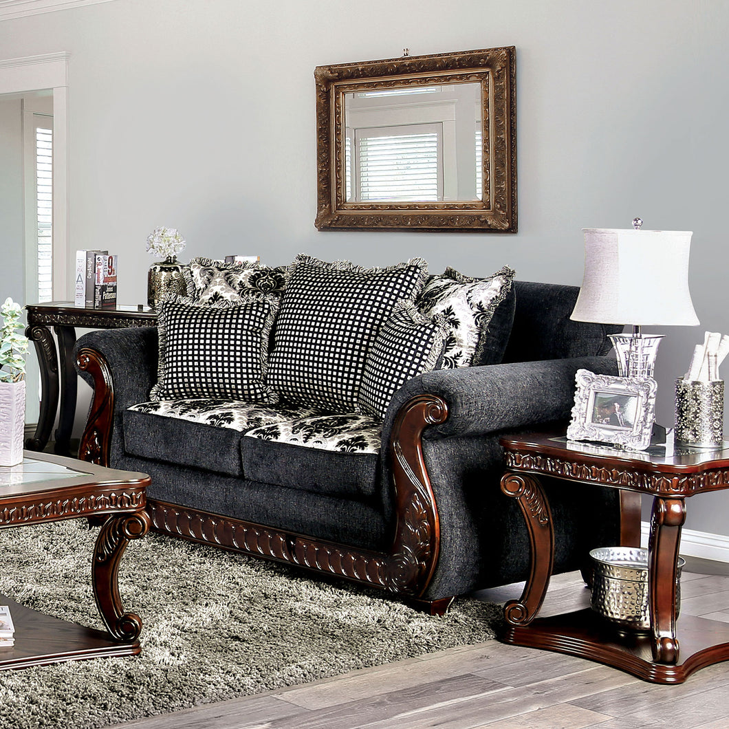 Whitland Gray Love Seat