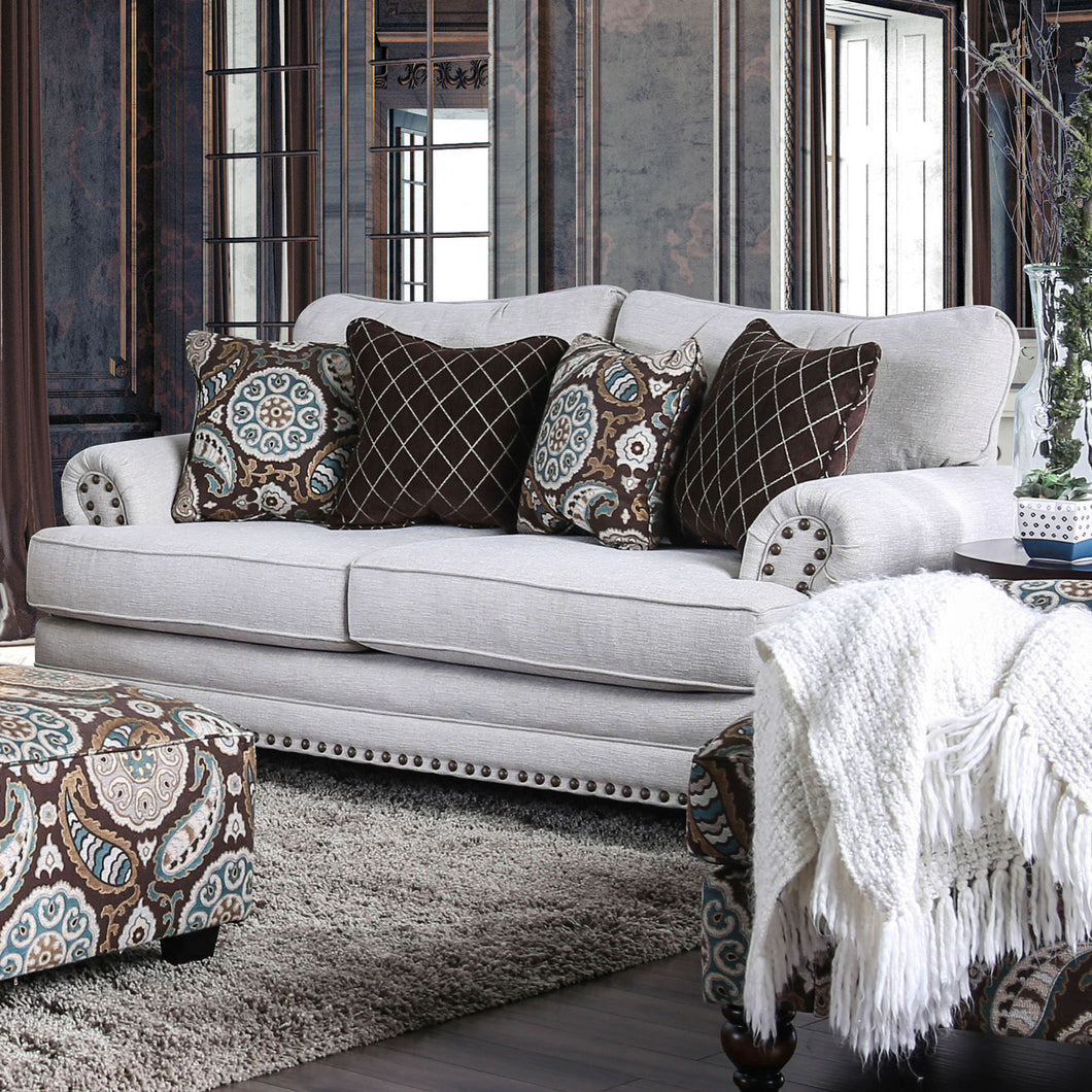 Amani Beige Love Seat