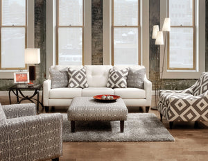 PARKER Ivory Sofa + Love Seat