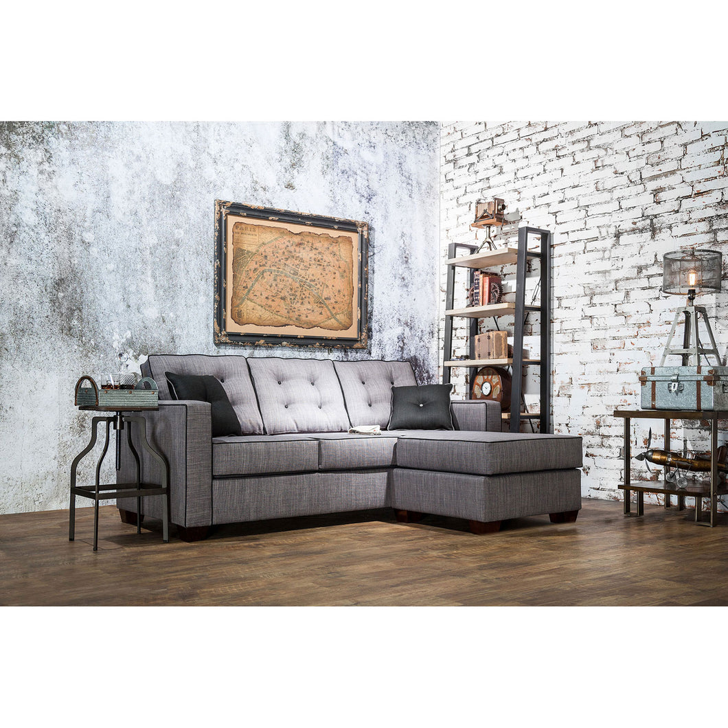 RAVEL II Gray Sectional, Gray