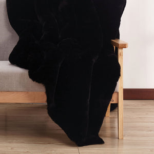 Caparica Black Throw, Black